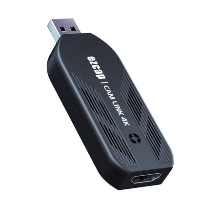 Cam Link 4K, External Camera Capture Card, 4K30/1080p120 for Streaming and Record via DSLR, Camcorder, Actioncam, Low-Latency for Video Conferencing, Live Streaming, Gaming, on OBS, Zoom, Windows, Mac