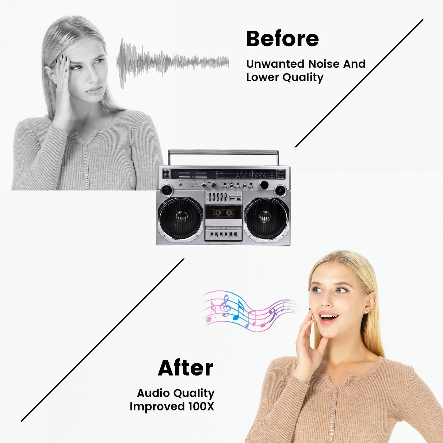 Reshow Audio Tape Cassette Head Cleaner with/ 1 Cleaning Fluids Care Wet Maintenance Kit for Cassette Tape Player/Boombox/Deck/Recorder (1 Bottles of Cleaning Fluid)