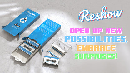 Reshow Blank Microcassette Recording Tapes 60-Min for Lectures & Seminars – 3-Pack